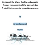Review of the Water Quality and Aquatic Ecology components of the Narrabri Gas Project Environmental Impact Assessment